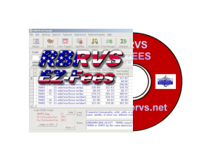 RBRVS EZ-Fees
