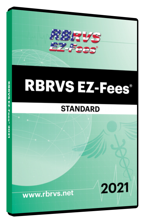 RBRVS EZ-Fees® Standard Version 2021 – Wasserman Medical & Dental