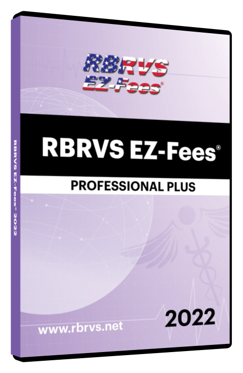 RBRVS EZ-Fees Pro Plus 2022 Version WITH Gap Codes - Wasserman Medical ...