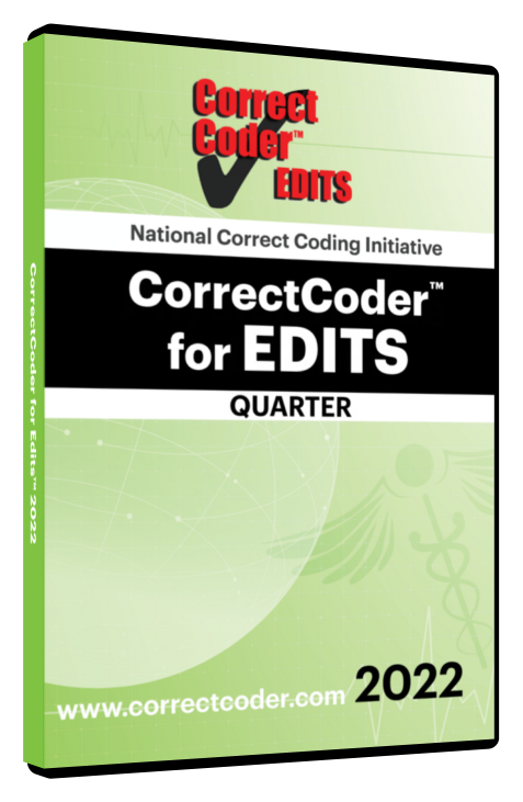 CorrectCoder For Edits 2022 Software – Quarter – Wasserman Medical & Dental