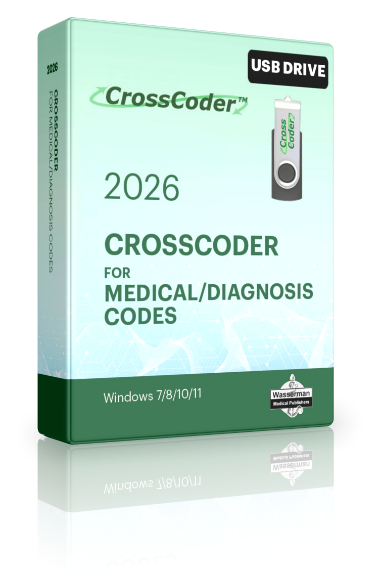 CrossCoder for Medical/Diagnosis Codes 2026 Standard Version – USB Thumb Drive